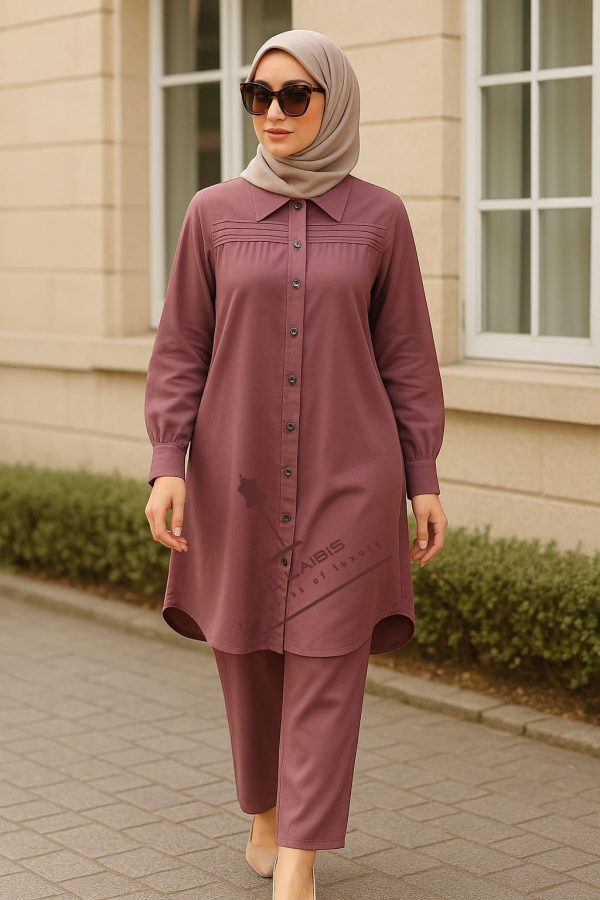 Al Laibis Beige Full Coord Set