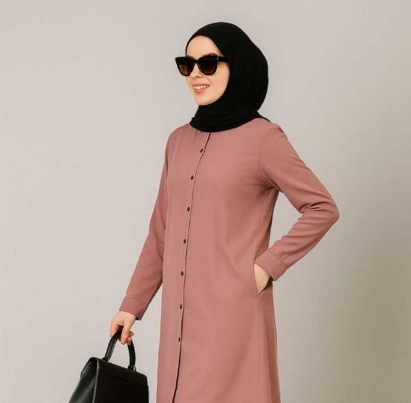 Al Laibis Arabian Style Long Kurti Set in Fancy Imported Fabric - Image 5