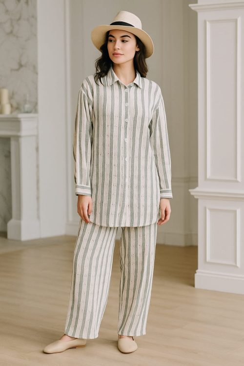 Al Laibis Short Shirt Style Kurti Set